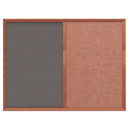 United Visual Products Slim Style Indoor Enclosed Corkboard, 12", UV500SC-GOLD-BUFF UV500SC-GOLD-BUFF